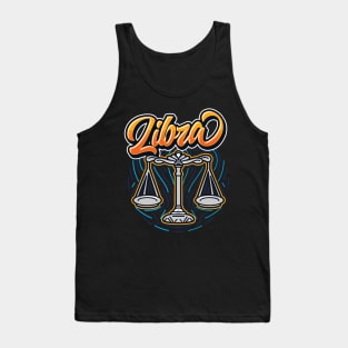 Zodiac LIBRA Fingerprint Series Tank Top